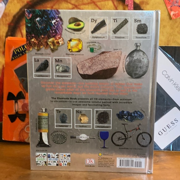 THE ELEMENTS BOOK:A Visual Encyclopedia of the Periodic Table Hardcover Book - Picture 2 of 8